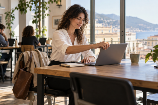 Dove lavorare a Salerno: professionista in uno spazio coworking